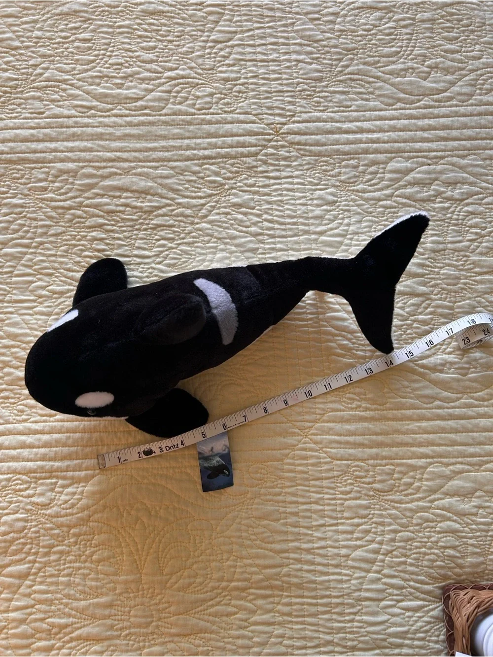 NWT Vintage SeaWorld Shamu Orca Plush Toy